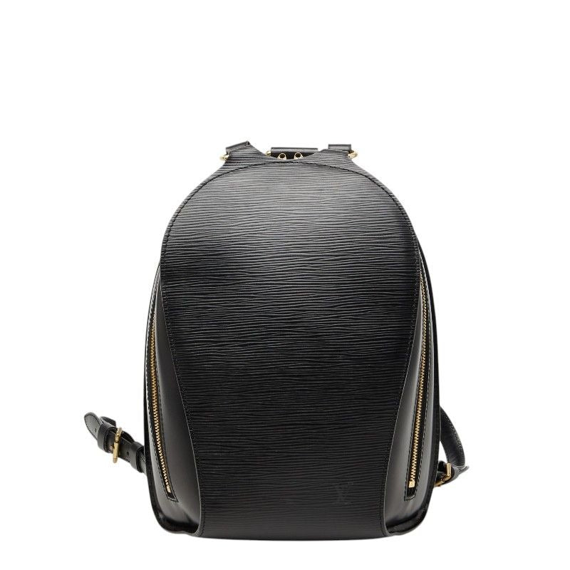 Louis Vuitton Epi Mabillon Backpack Noir Black Leather