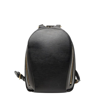 Louis Vuitton Epi Mabillon Backpack Noir Black Leather