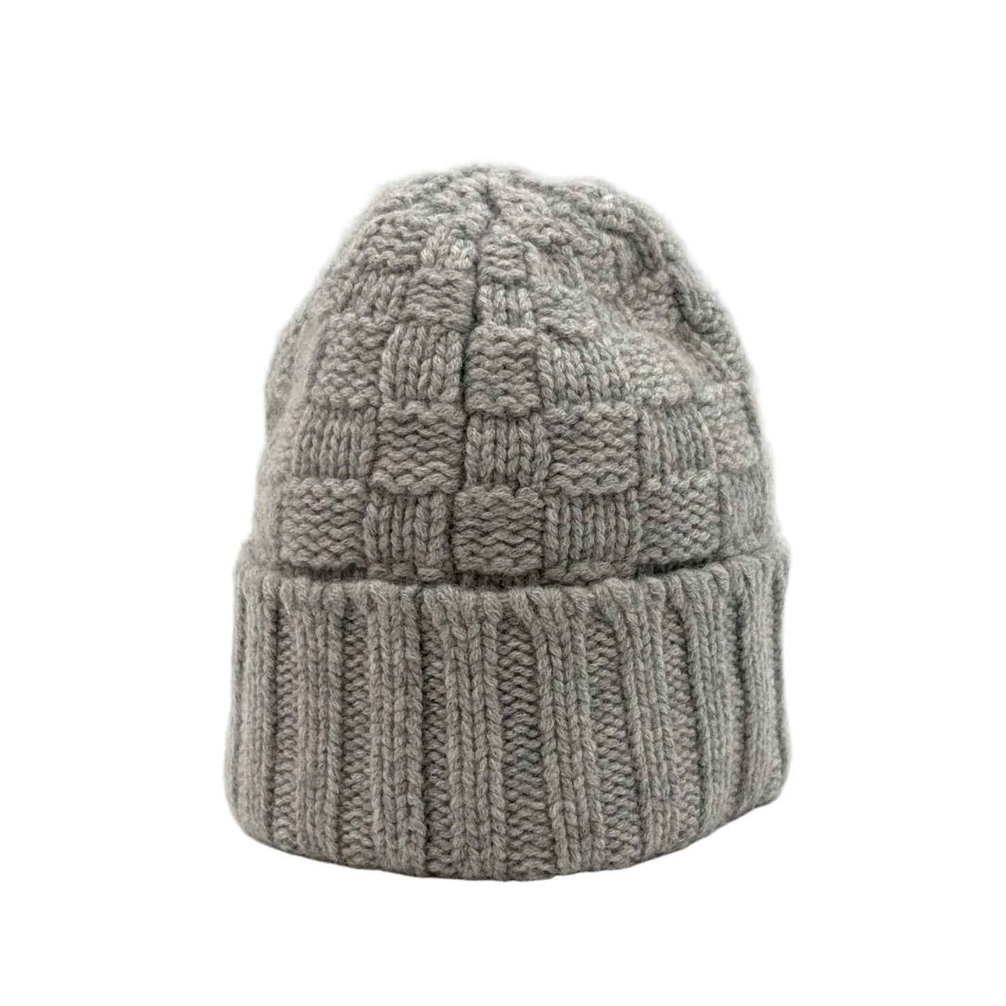 Louis Vuitton Bonnet Helsinki Damier Beanie Knit Cap Cashmere Gray Hat — view 2