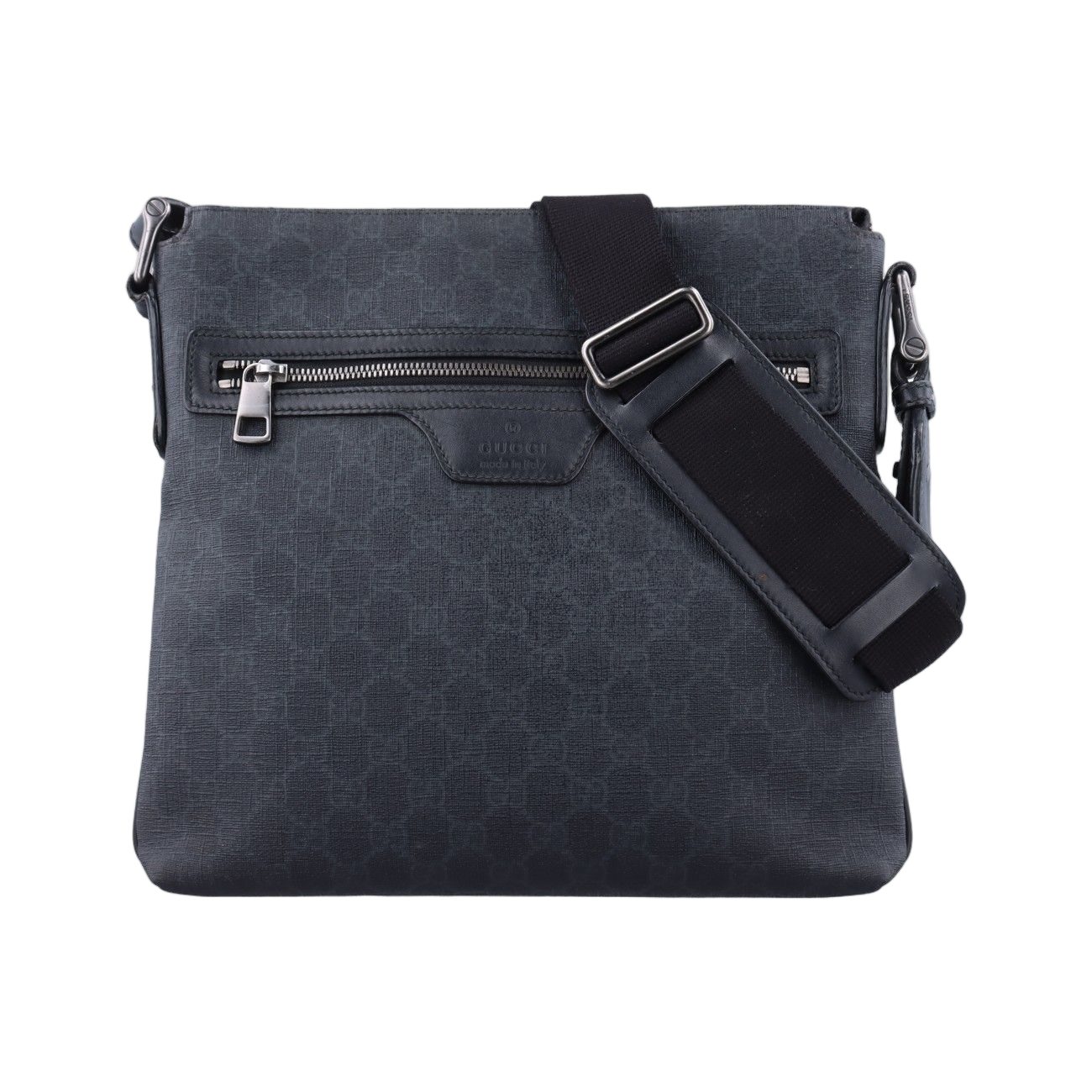 Gucci GG Supreme Black Canvas Tote