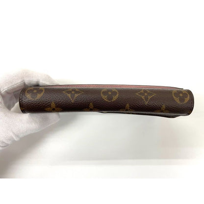 Louis Vuitton Monogram Portefeuille-sarah Long Wallet Brown Rose — view 3
