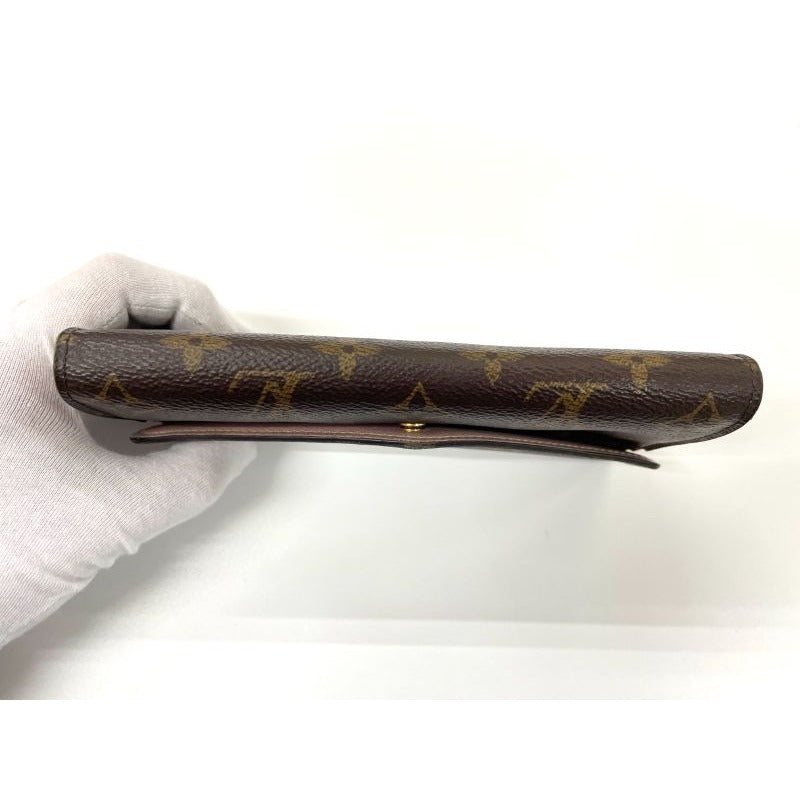 Louis Vuitton Monogram Portefeuille-sarah Long Wallet Brown Rose — view 4