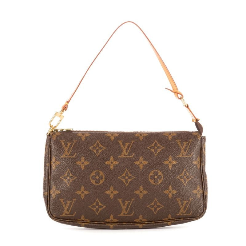 Louis Vuitton Accessory Pouch Brown Monogram Canvas