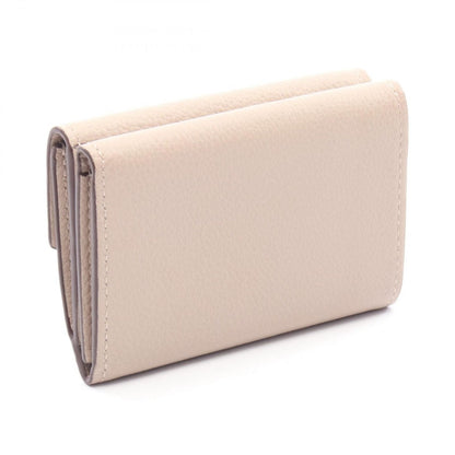 Louis Vuitton Trifold Wallet Portefeuille Lock Mini Gray Leather — view 2