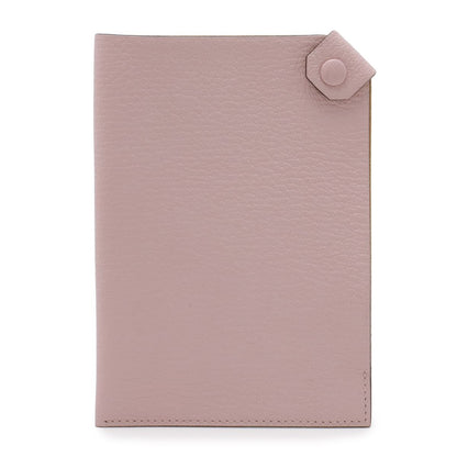 Hermes Tarmac PM Passport Case Cover Chevre Leather Rose Sakura