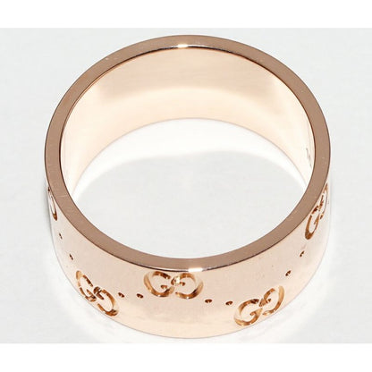 Gucci Rings 18K Pink Gold Iconic Ring Width 9 mm — view 3