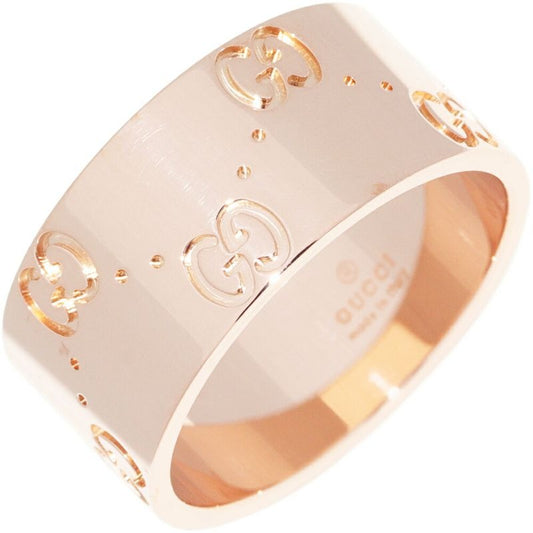 Gucci Rings 18K Pink Gold Iconic Ring Width 9 mm