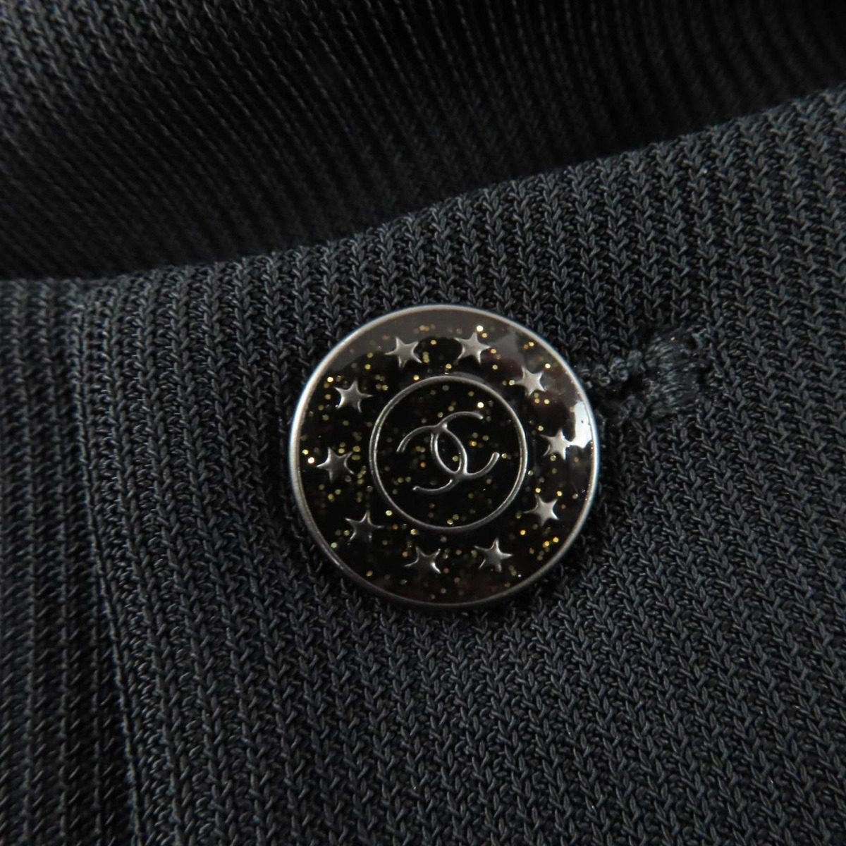 Chanel Cobutton with Corsage Sleeveless Overalls Black 40 — view 6