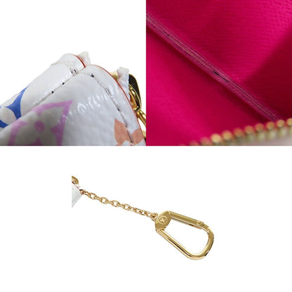 Louis Vuitton LV Takashi Murakami Pochette Cles White Multicolor Monogram Pouch — view 8