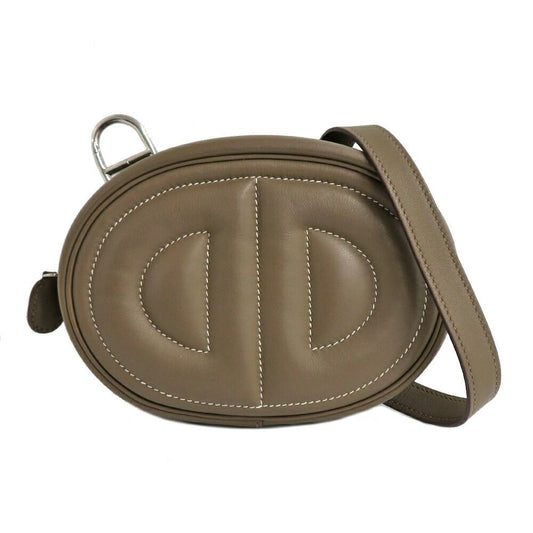 Hermes in the Loop Belt Bag Etoupe Silver