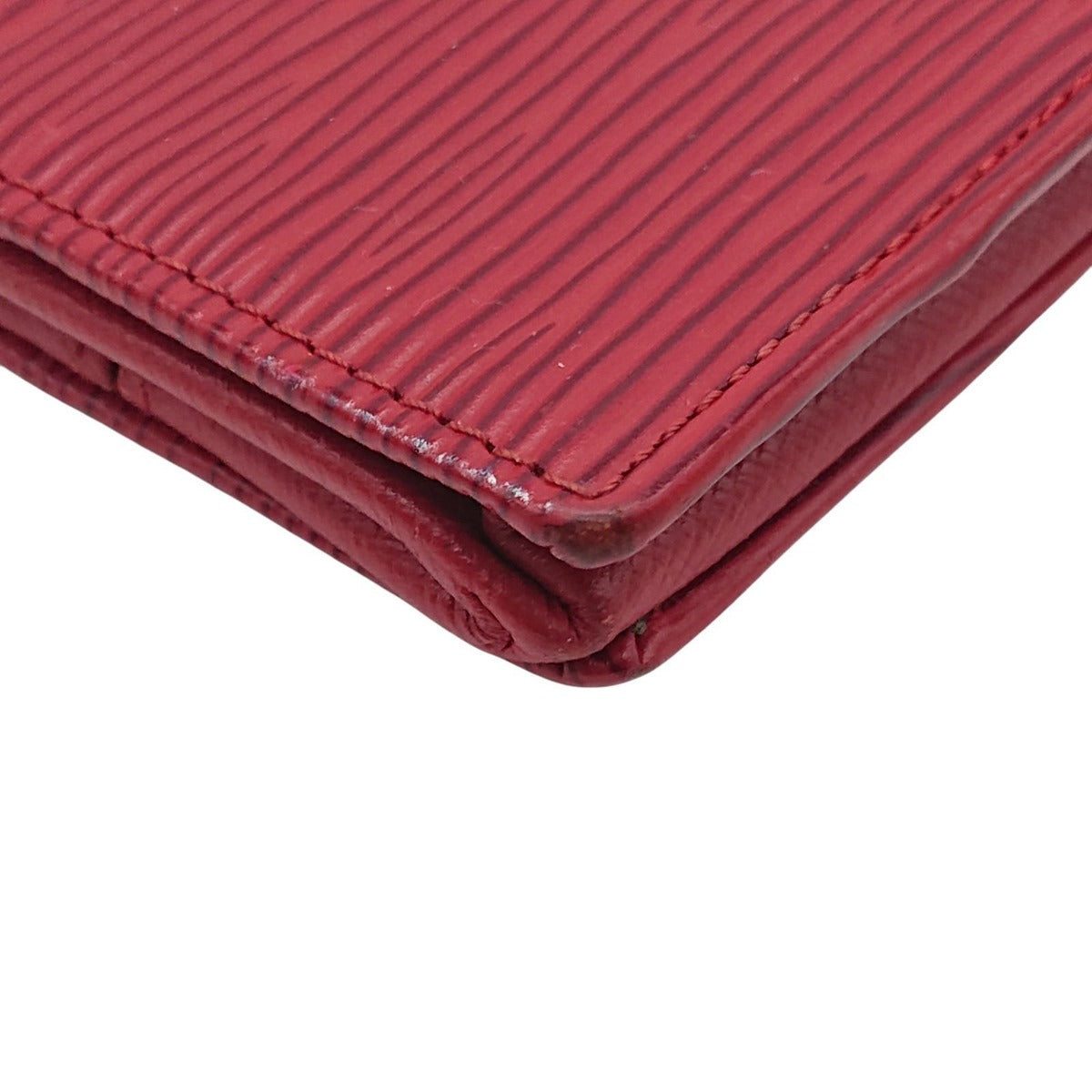Louis Vuitton Coin Case Porte Monnaie Boite Epi Red — view 11