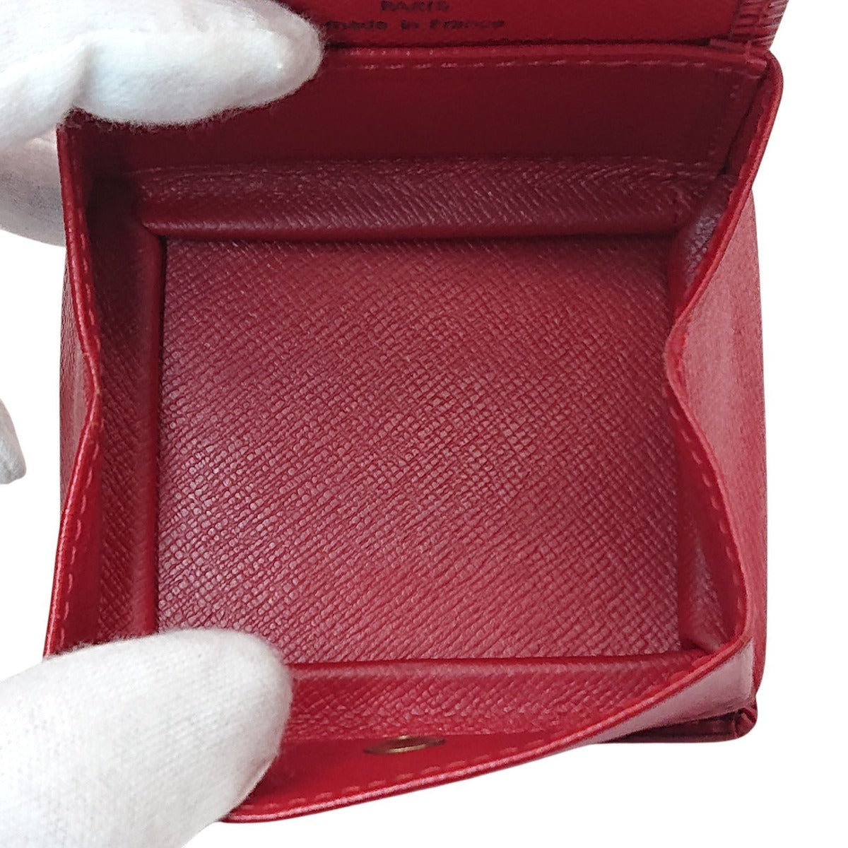Louis Vuitton Coin Case Porte Monnaie Boite Epi Red — view 15