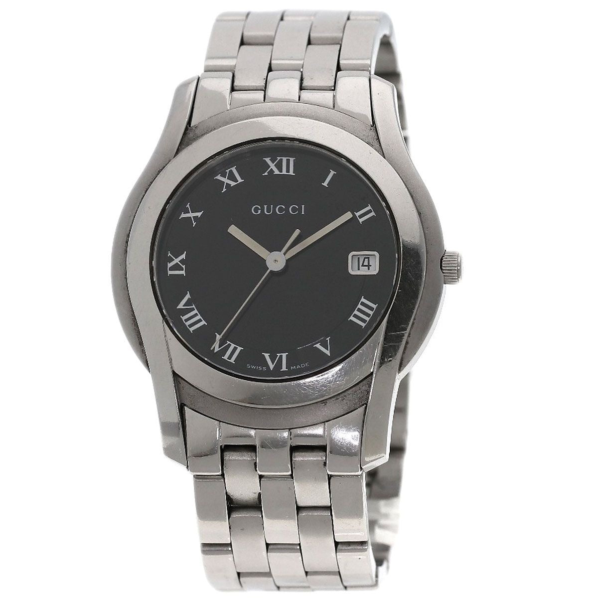 Gucci Round Face Watch SS