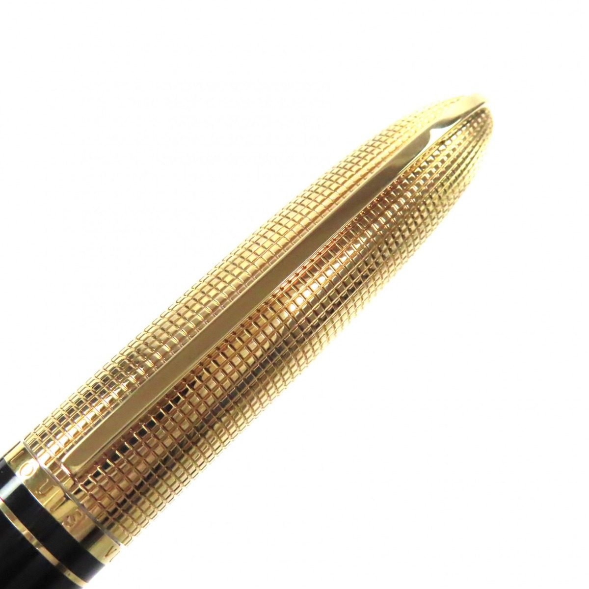 Louis Vuitton Doc Lacquer Twist Ballpoint Pen Black Gold Handwriting Confirmed — view 5
