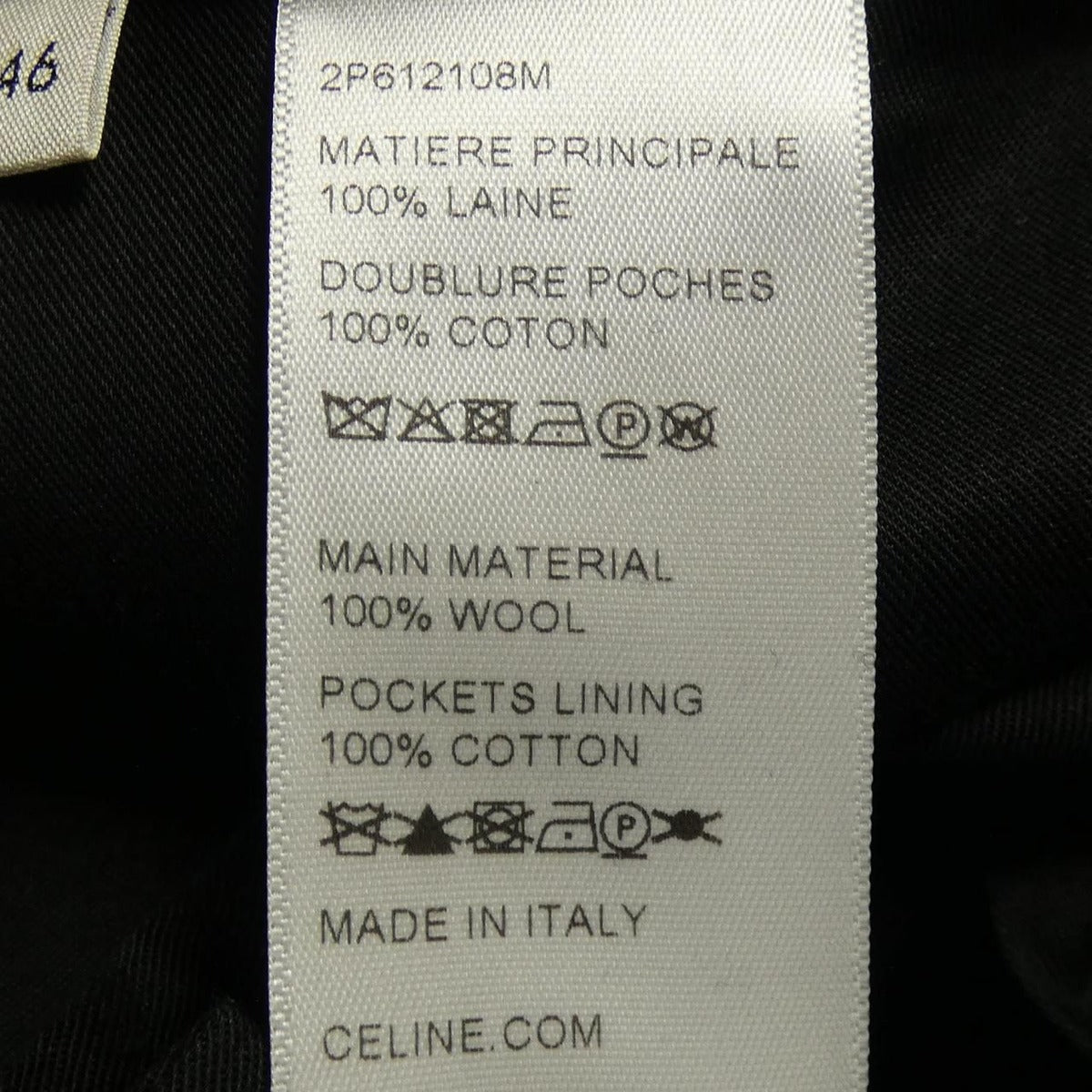 Celine Pants Black 46 — view 3