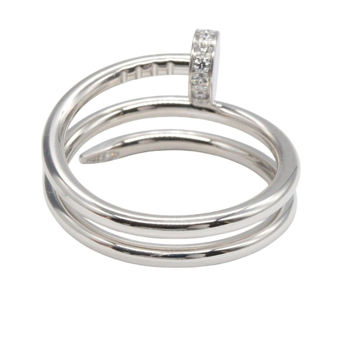Cartier Ring Juste Un Clou Diamond 18K White Gold — view 4