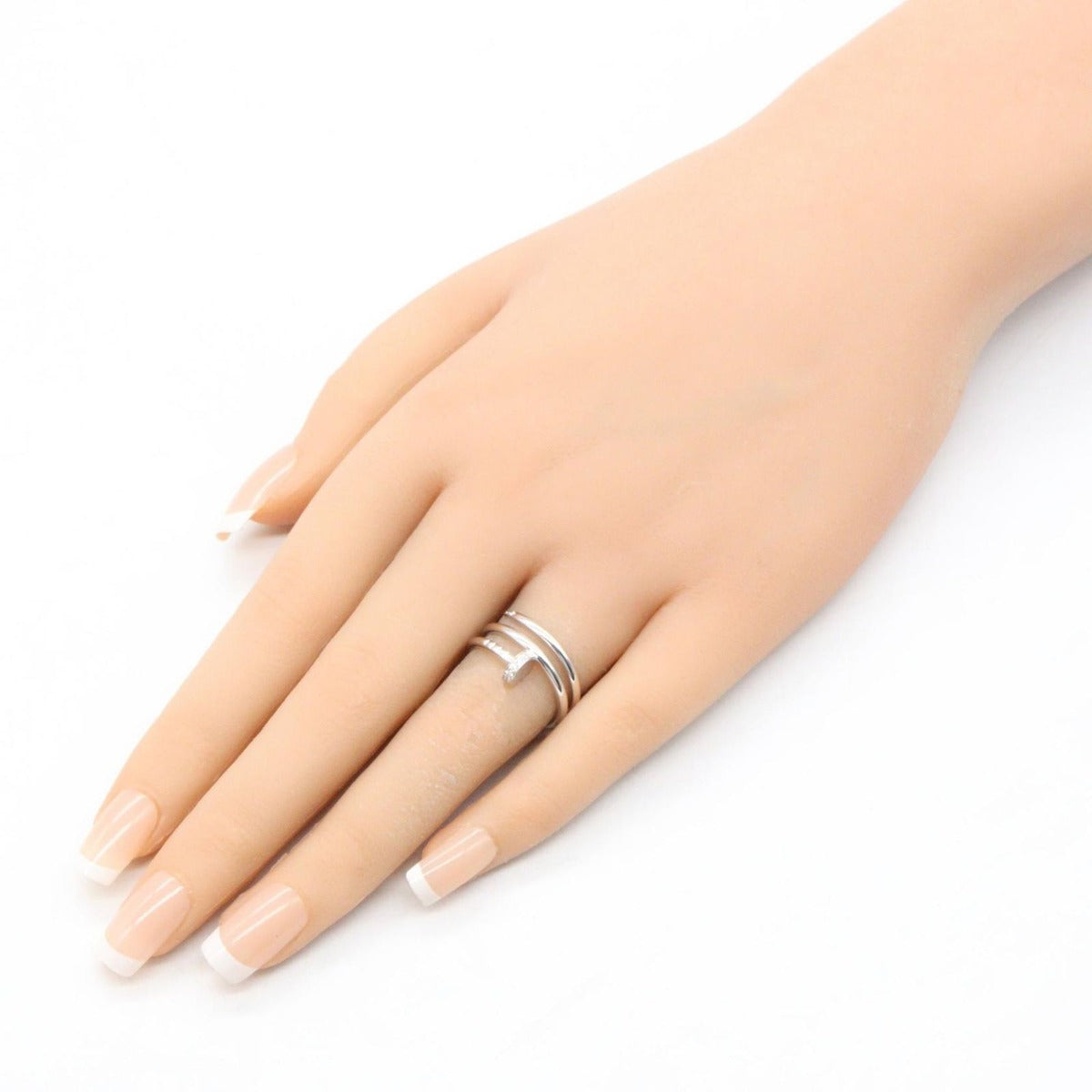 Cartier Ring Juste Un Clou Diamond 18K White Gold — view 9