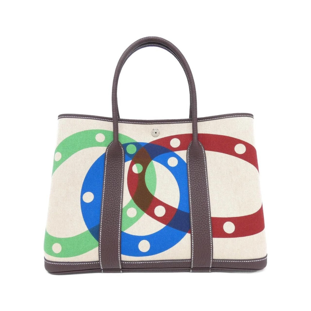 Hermes AU Pas Garden Party Bag Ecru-beige