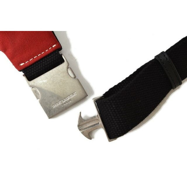 Saint Laurent Body Bag Waist Pouch Leather Marsupio Star — view 5