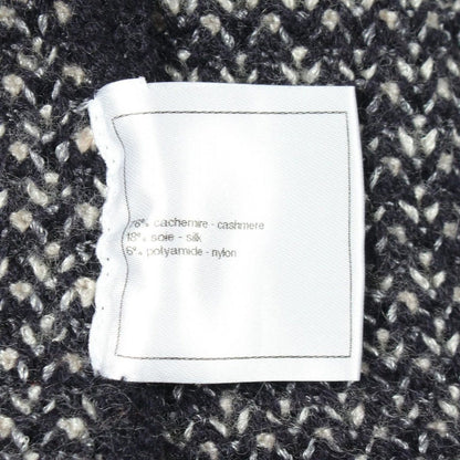 Chanel CC Logo Button Double Breasted Knit Cashmere Silk Jacket — view 4
