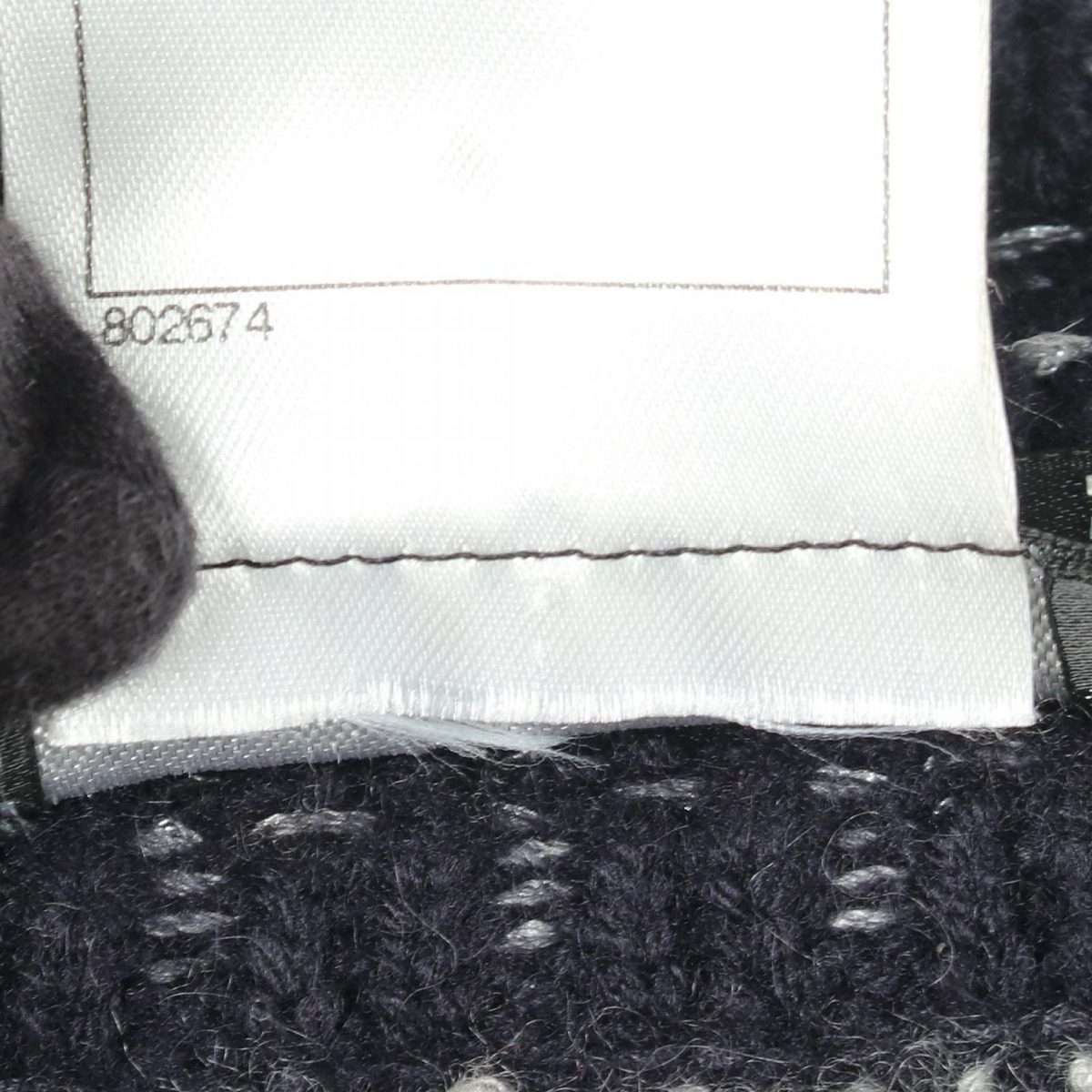 Chanel CC Logo Button Double Breasted Knit Cashmere Silk Jacket — view 5