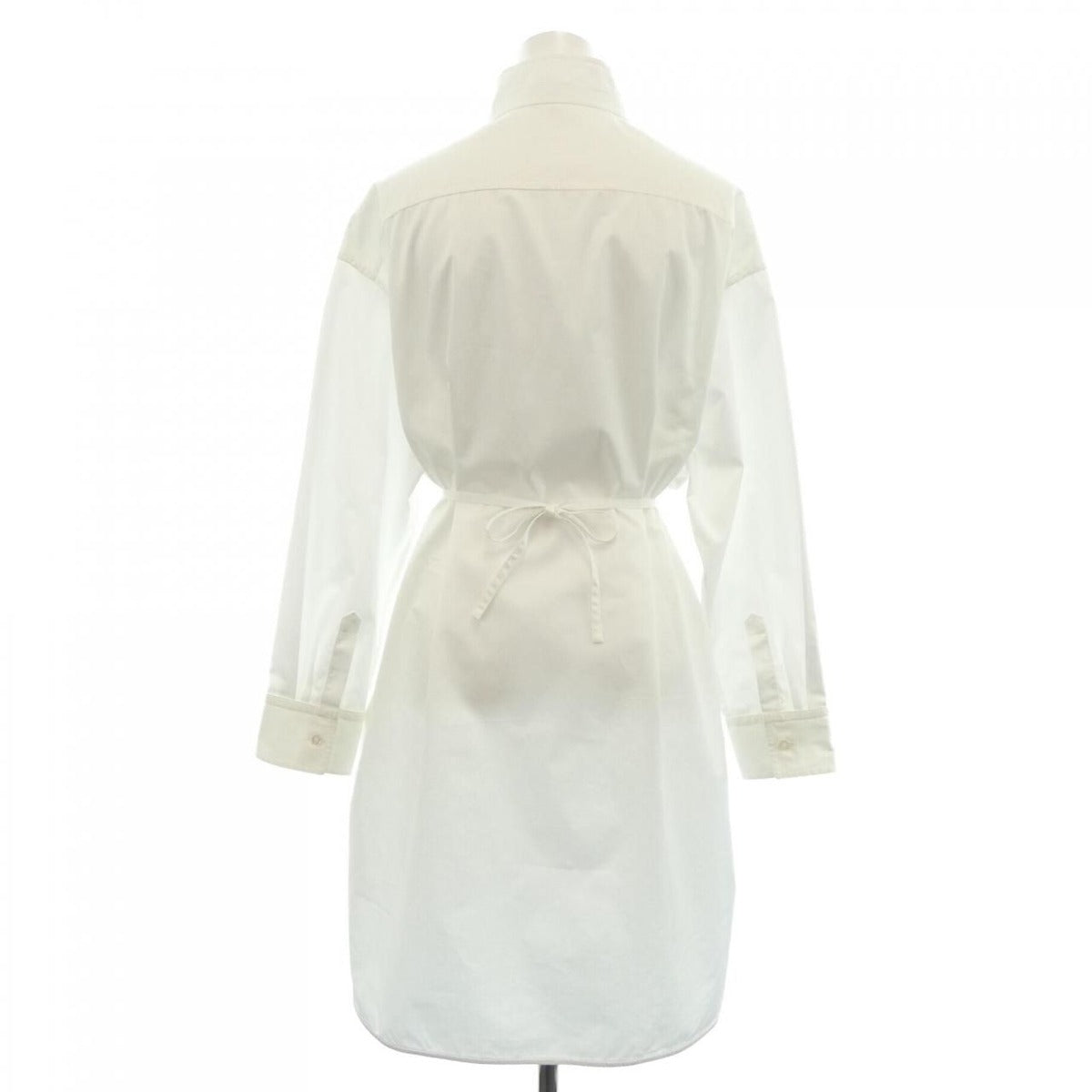 Hermes Mother of Pearl Button Dress White Translucency — view 2