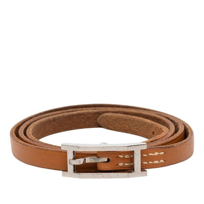 Hermes Long Brown Leather