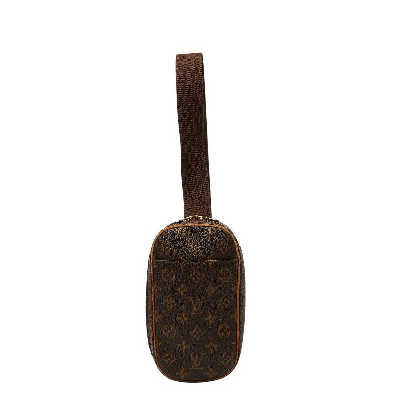 Louis Vuitton Monogram Pochette Gange Belt Bag Brown