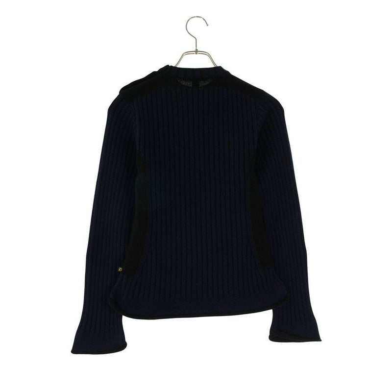 Louis Vuitton 15 AW Shoulder Button Cashmere Rib Knit XS — view 2