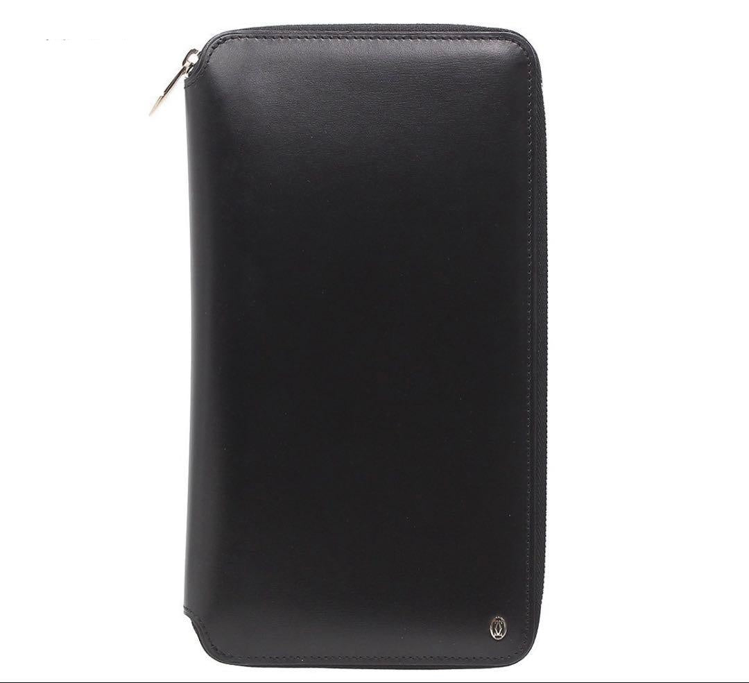 Cartier Pasha Leather Zip Around Wallet