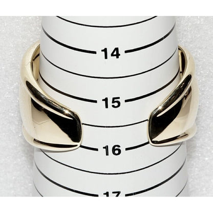 Tiffany & Co Bracelet Bangle 18K Yellow Gold Taiga Iron Elsa — view 2