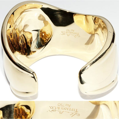 Tiffany & Co Bracelet Bangle 18K Yellow Gold Taiga Iron Elsa — view 4