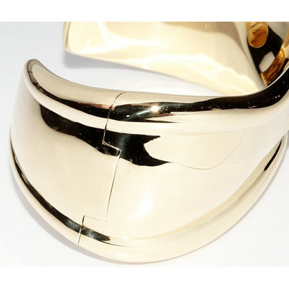 Tiffany & Co Bracelet Bangle 18K Yellow Gold Taiga Iron Elsa — view 6