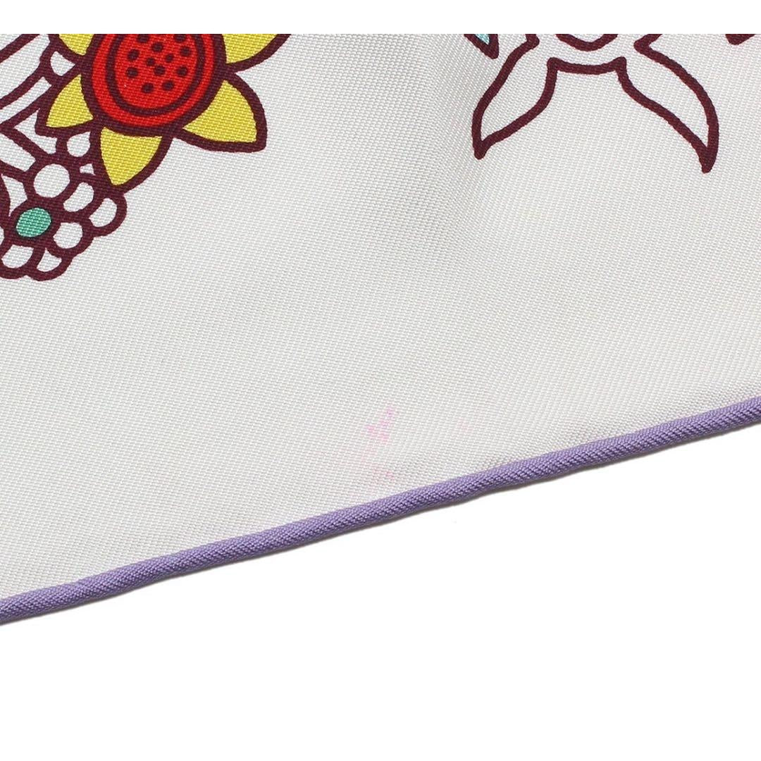 Hermes Carre 90 Cachet-cachet Fleurie Silk Scarf — view 8