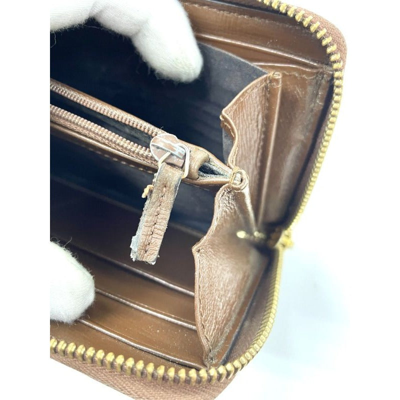 Gucci GG Supreme Faux Not Leather Round Zip Wallet Long — view 13