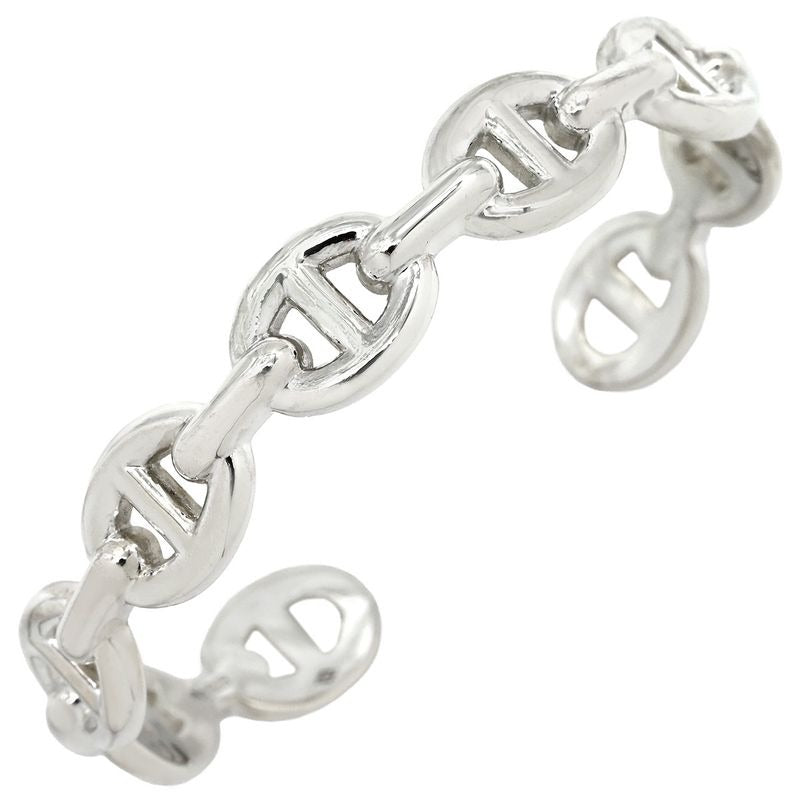 Hermes Bangle Chaine D'ancre Ancienne 925 Silver St SV AG
