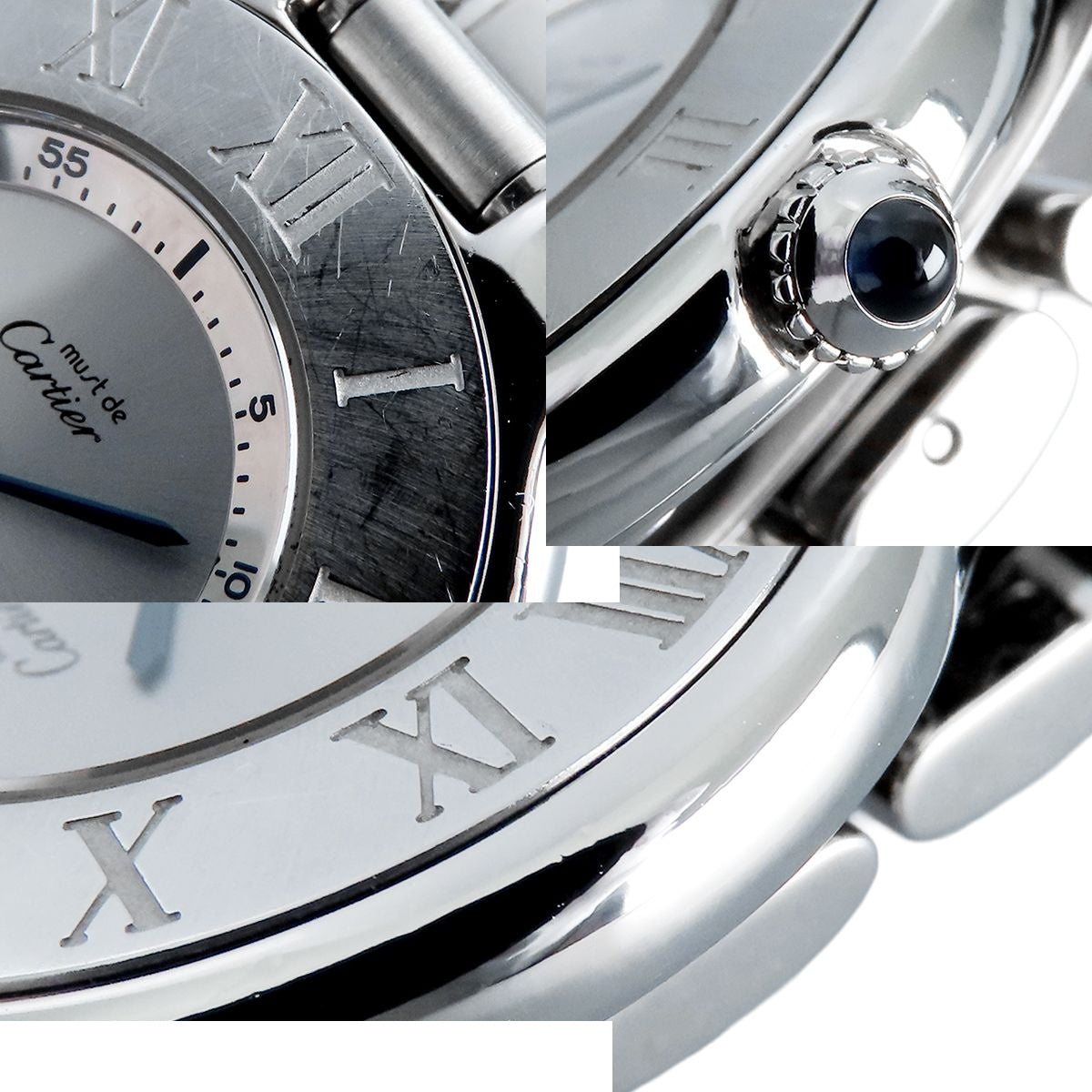 Cartier Must 21 SM Silver SS Must de Cartier Vantian Watch — view 8