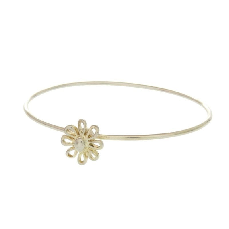 Tiffany & Co Daisy Flower Silver 925 Bangle Accessories 0229