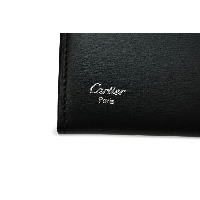 Cartier Card Case Business Holder Pass Pasha Calf — view 5