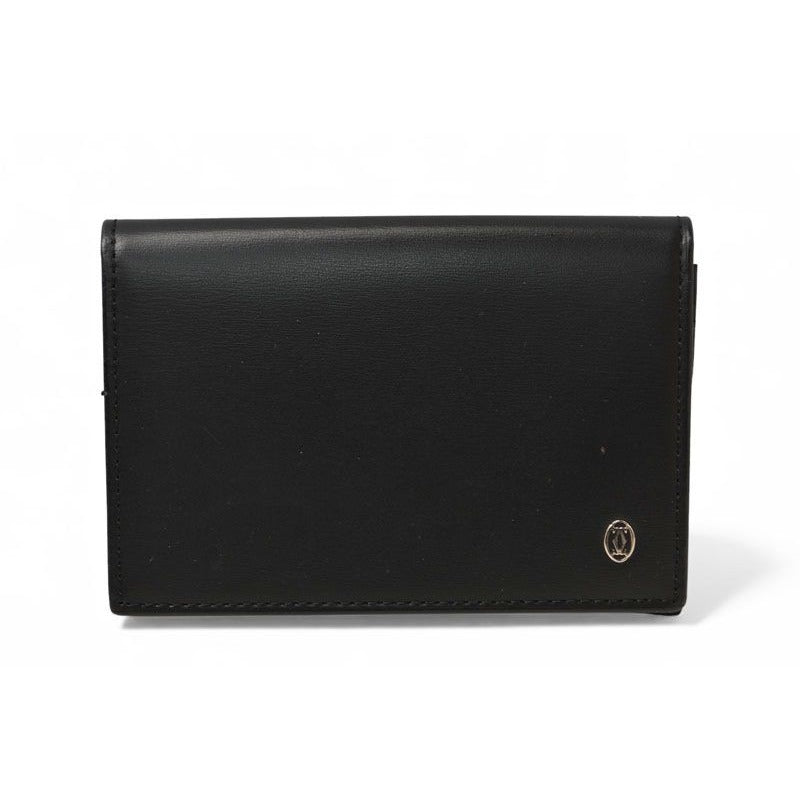 Cartier Card Case Business Holder Pass Pasha Calf