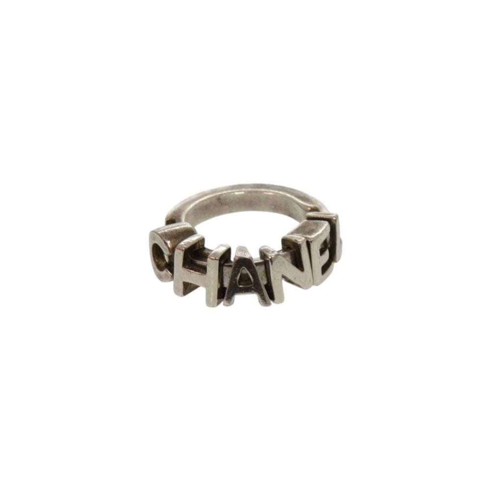 Chanel Logo Silver Ring