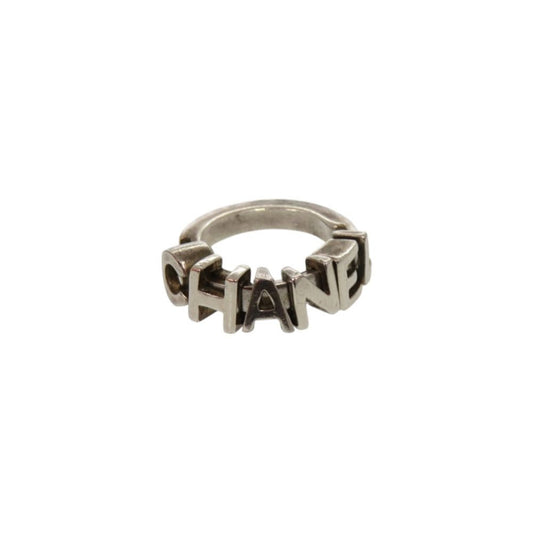 Chanel Logo Silver Ring