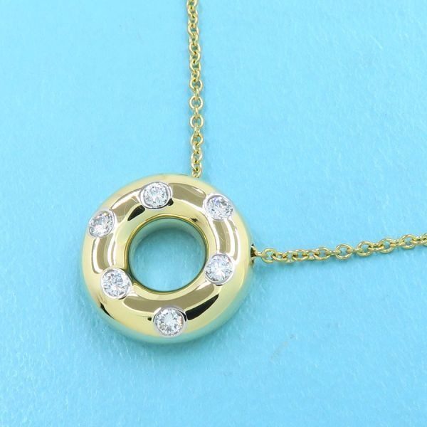 Tiffany & Co Dots Circle Diamond Necklace
