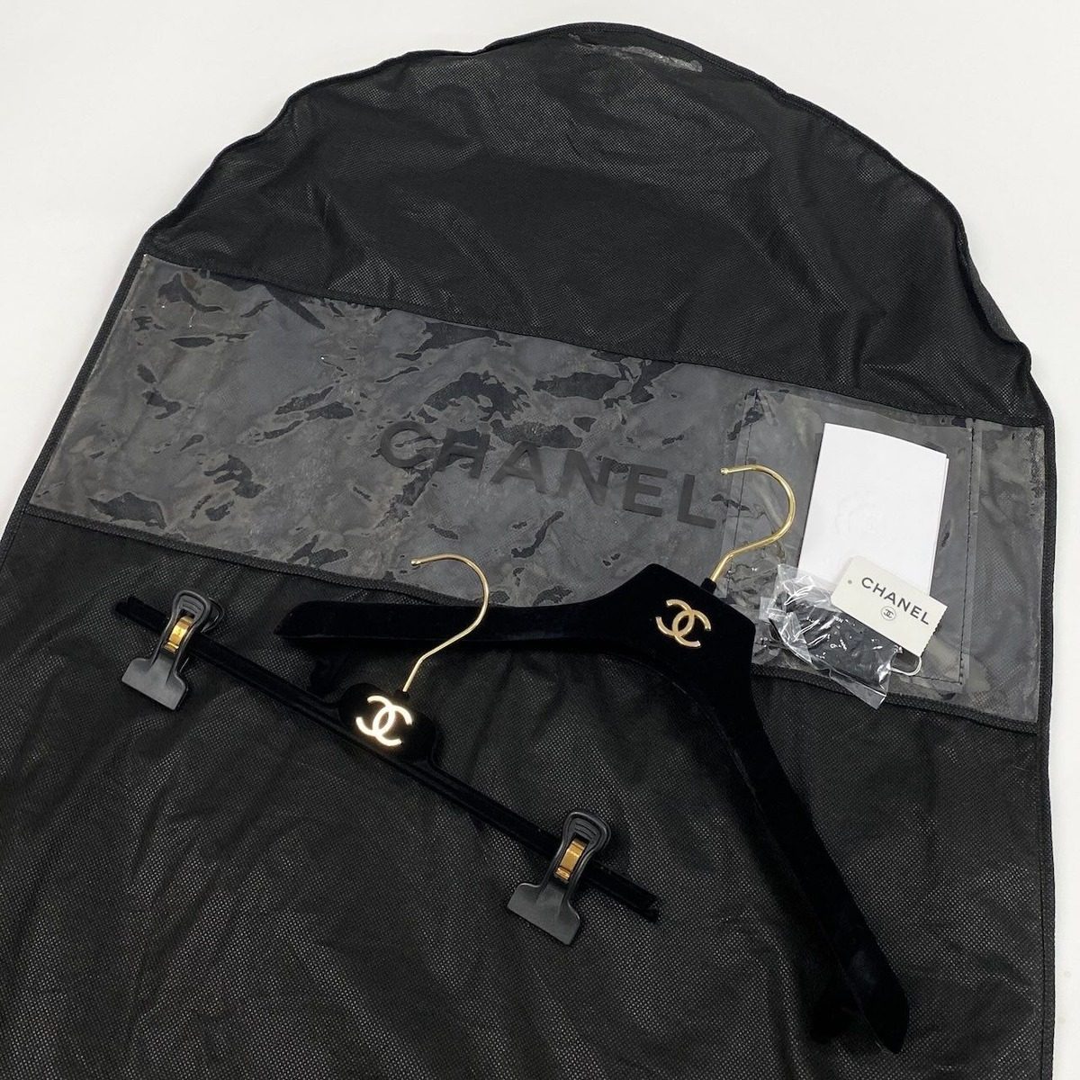Chanel Logo Ribbon Lesage Double Tweed Set 36 Black Dress — view 12