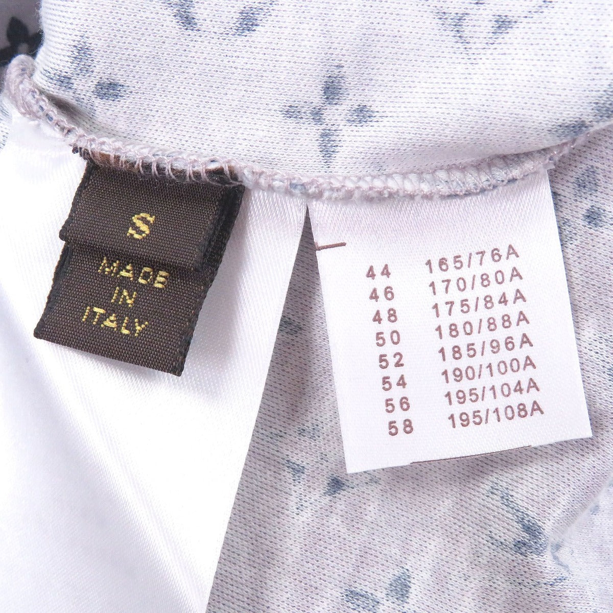 Louis Vuitton Monogram Star Allover Pattern Crew Neck Short Sleeve T-Shirt Cut — view 5