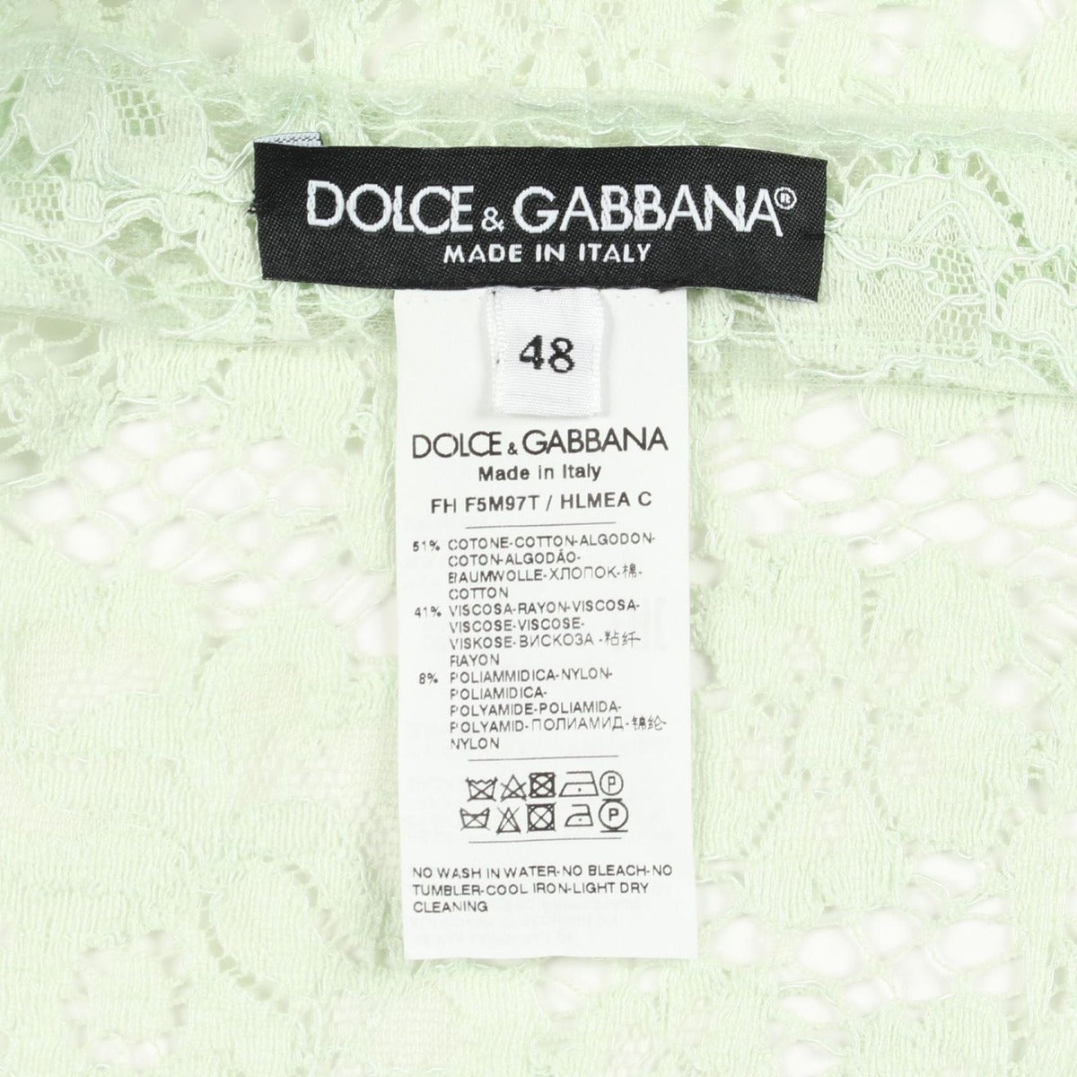 Dolce & Gabbana Full Lace Cotton Jacket — view 3