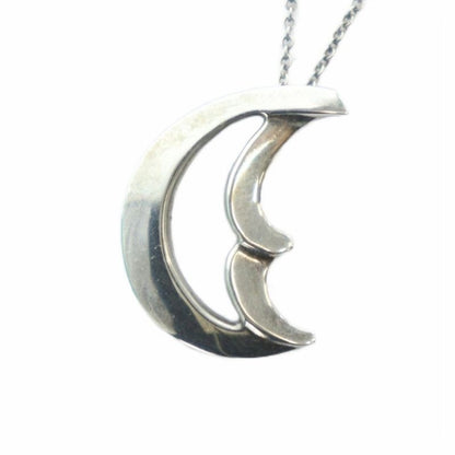 Tiffany & Co Cles Saint Moon Necklace Accessories Pendant Silver 925