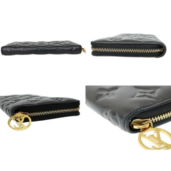 Louis Vuitton Monogram Embossed Zippy Wallet Coussin Round Zipper Long — view 7
