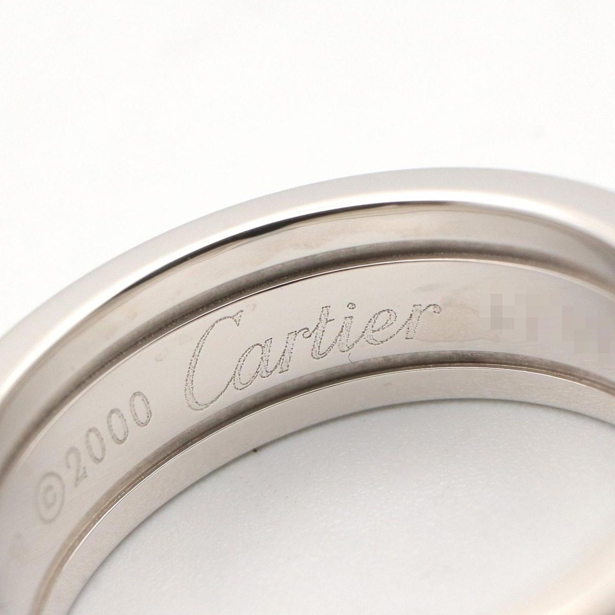 Cartier Ring C2 18k White Gold — view 5