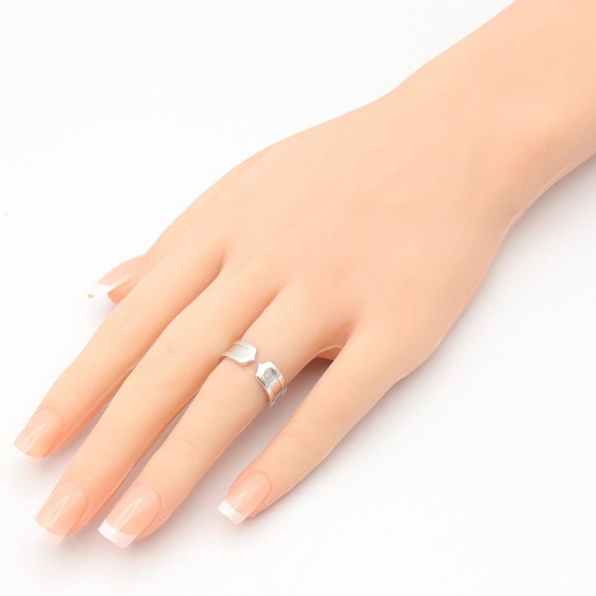 Cartier Ring C2 18k White Gold — view 9